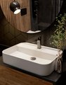 Смеситель для раковины AQUAme Monza, gun metal AQM6310GM