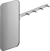 Зеркало косметическое Colombo Plus, без увеличения, с крючками для полотенец, хром W4925.CR