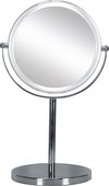 Косметическое зеркало Kleine Wolke Transparent Mirror на подставке, серебро 5885116886
