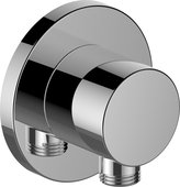 Подключение для душевого шлангаKeuco IXMO, с круглой розеткой, с обратным клапаном, хром 59547 010001