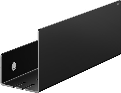 Полочка для душа Keuco, настенный монтаж, съёмная, 320x120x96мм, чёрный матовый 24952 370000