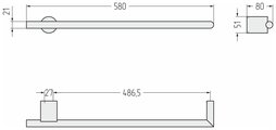 Полотенцесушитель электрический Сунержа Идиллия PLUS 500, Золотой шёлк 32-0858-0500