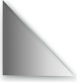 Зеркальная плитка Evoform Refractive с фацетом 15мм, треугольник 40х40см, серебро BY 1544