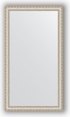 Зеркало Evoform Definite 750x1350 в багетной раме 64мм, версаль серебро BY 3302