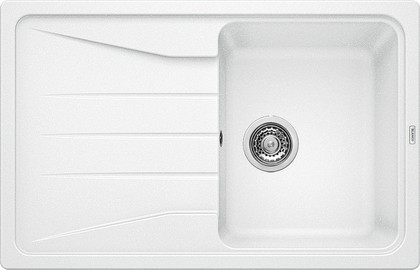 Кухонная мойка Blanco Sona 45S, с крылом, гранит, белый 519665