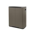 Бак для мусора Brabantia Bo Pedal Bin 60л, платиновый 211409