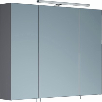 Шкаф зеркальный со светильником, 3 двери 90x15x70см Verona Area+ AA604R