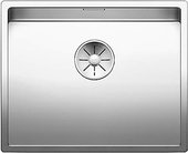 Кухонная мойка Blanco Claron 500-IF, отводная арматура, полированная сталь 521576