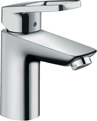 Смеситель для раковины Hansgrohe Logis Loop 100, сливной гарнитур, хром 71154000