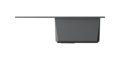 Кухонная мойка Omoikiri Sakaime 68-PL, с крылом, гранит, платина 4993193