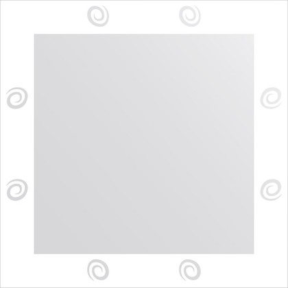 Зеркало для ванной FBS Artistica с орнаментом 60x60см CZ 0707