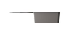 Кухонная мойка Omoikiri Yasugata 100-GR Tetogranit, leningrad grey 4993568