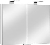 Зеркальный шкаф 80.0x75.2см двухдверный с подсветкой Keuco ROYAL UNIVERSE 12703 171301