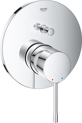 Смеситель для душа Grohe Essence скрытого монтажа, на 2 потребителя, хром 24167001