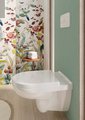 Сиденье с крышкой для унитаза Villeroy & Boch O'Novo, с функцией автоматического опускания (SoftClosing), со снимаемым сиденьем (QuickRelease), Альпийский белый 9M38S101