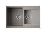 Кухонная мойка Omoikiri Daisen 78-2T-GR, с крылом, leningrad grey 4993585