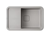 Кухонная мойка Omoikiri Tasogare-78-GR, с крылом, оборачиваемая, Artgranit, leningrad grey 4993748