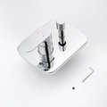 Смеситель для душа Aquatek Альфа, 2 потребителя, внешняя и скрытая часть, хром AQ1946CR