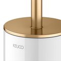 Туалетный гарнитур Keuco Edition 400, настенный, с хрустальной матовой колбой, латунь шлифованная 11564 259000
