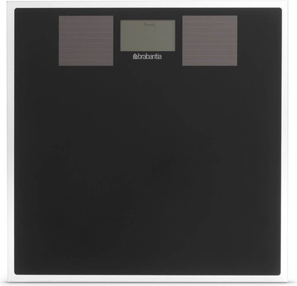 Весы на солнечных батареях чёрные 160кг/100г Brabantia 483103