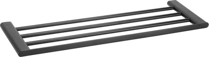 Полка для полотенец Bemeta Organic black, чёрный матовый 167105080
