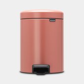 Мусорный бак с педалью Brabantia NewIcon 5л, терракотово-розовый 304309