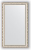 Зеркало Evoform Definite 650x1150 в багетной раме 64мм, версаль серебро BY 3206