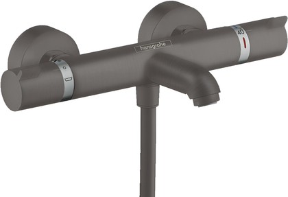 Термостат для ванны Hansgrohe Ecostat Comfort, шлифованный чёрный хром 13114340