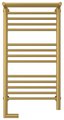 Полотенцесушитель электрический Сунержа Богема 2.0, с полкой, 800x400, МЭМ слева, матовое золото 032-5206-8040