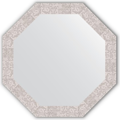Зеркало Evoform Octagon 730x730 в багетной раме 70мм, соты алюминий BY 3747