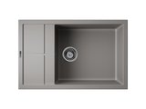 Кухонная мойка Omoikiri Sumi 78A-LB GR, с крылом, Artceramic, leningrad grey 4997102