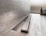Душевой лоток Alcaplast Marble Low, 1050мм, без порогов, с решёткой под кладку плитки, нержавеющая сталь APZ115-1050