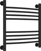Полотенцесушитель водяной Сунержа Богема+ выгнутая 500x500, матовый чёрный 31-0221-5050