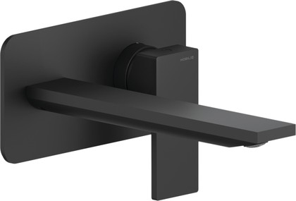 Смеситель для раковины Nobili Seven, настенный монтаж, матовый чёрный SE124198/1BM