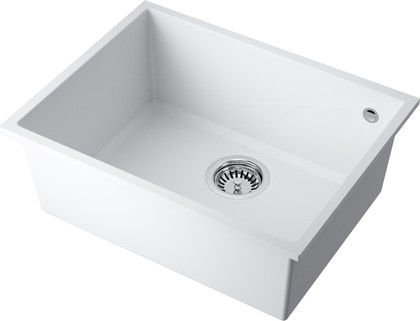 Кухонная мойка Omoikiri Tedori 54-U-DC, Tetogranit, белый 4993991