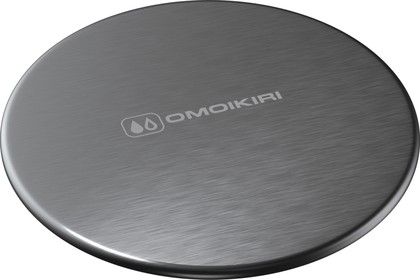Декоративный элемент для корзинчатого вентиля Omoikiri DEC GM, воронёная сталь 4957091