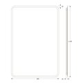 Зеркало с матированием и LED-подсветкой Defesto, 38W, 80x120см, без выключателя, тёплый белый свет DF 3820