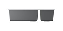 Кухонная мойка Omoikiri Tedori 85-2-U-PL, две чаши, Tetogranit, платина 4993947