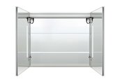 Шкаф зеркало для ванной Aquatek боковая подсветка, 800x700x133 AQ7809-MLC