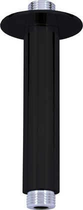 Держатель верхнего душа RAV Slezak 150, круглый, чёрный матовый MD0311CMAT