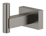 Крючок для ванной Grohe Essentials Cube, одинарный, тёмный графит матовый 40511AL1