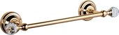 Держатель для полотенец TW Crystal, с кристаллом swarovski, 35.5см, золото TWCR014oro-sw