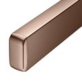 Полотенцедержатель Keuco Collection Moll 450мм, двойной, неповоротный, красное золото шлифованное 12718 290000