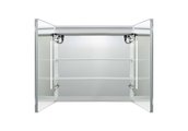 Шкаф зеркало для ванной Aquatek круговая подсветка, 800x700x133 AQ7804-MLC