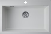 Кухонная мойка Omoikiri Omishima 76 WH Matt Natceramic, врезной монтаж, белый матовый 4997551