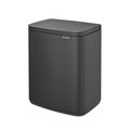Мусорный бак Brabantia Bo 12л, минерально-графитовый 233746