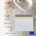 Коврик для ванной Spirella Fino, 60x90см, полиэстер, серый 1020030