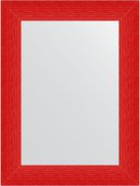 Зеркало Evoform Definite 600x800 в багетной раме 89мм, красная волна BY 3901