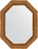 Зеркало Evoform Polygon 690x890 в багетной раме 101мм, вензель бронзовый BY 7235