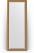 Зеркало Evoform Exclusive Floor 780x1980 пристенное напольное, с фацетом, в багетной раме 70мм, состаренное золото с плетением BY 6101